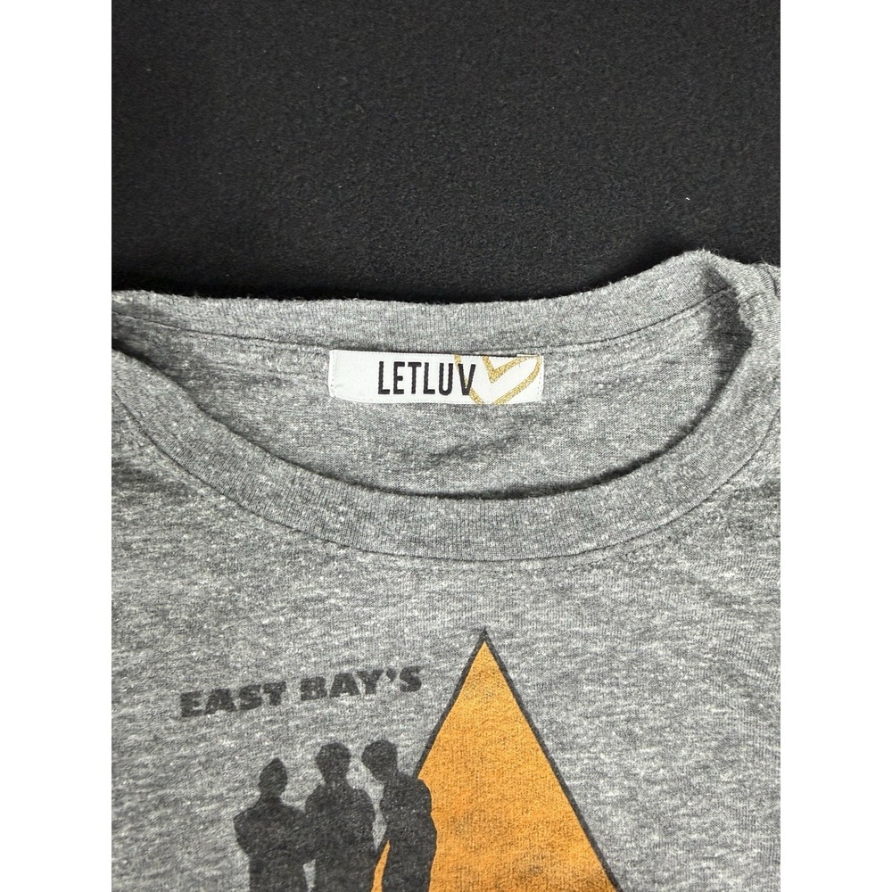 Letluv Womens Size Small Gray Green Day Band Retro Graphic Tee T-Shirt - Picture 4 of 8